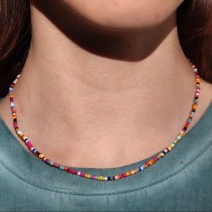 Boho Seed Bead Choker